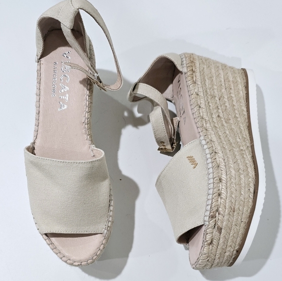 Viscata Monjoi Canvas Platform Espadrilles - Picture 2 of 7